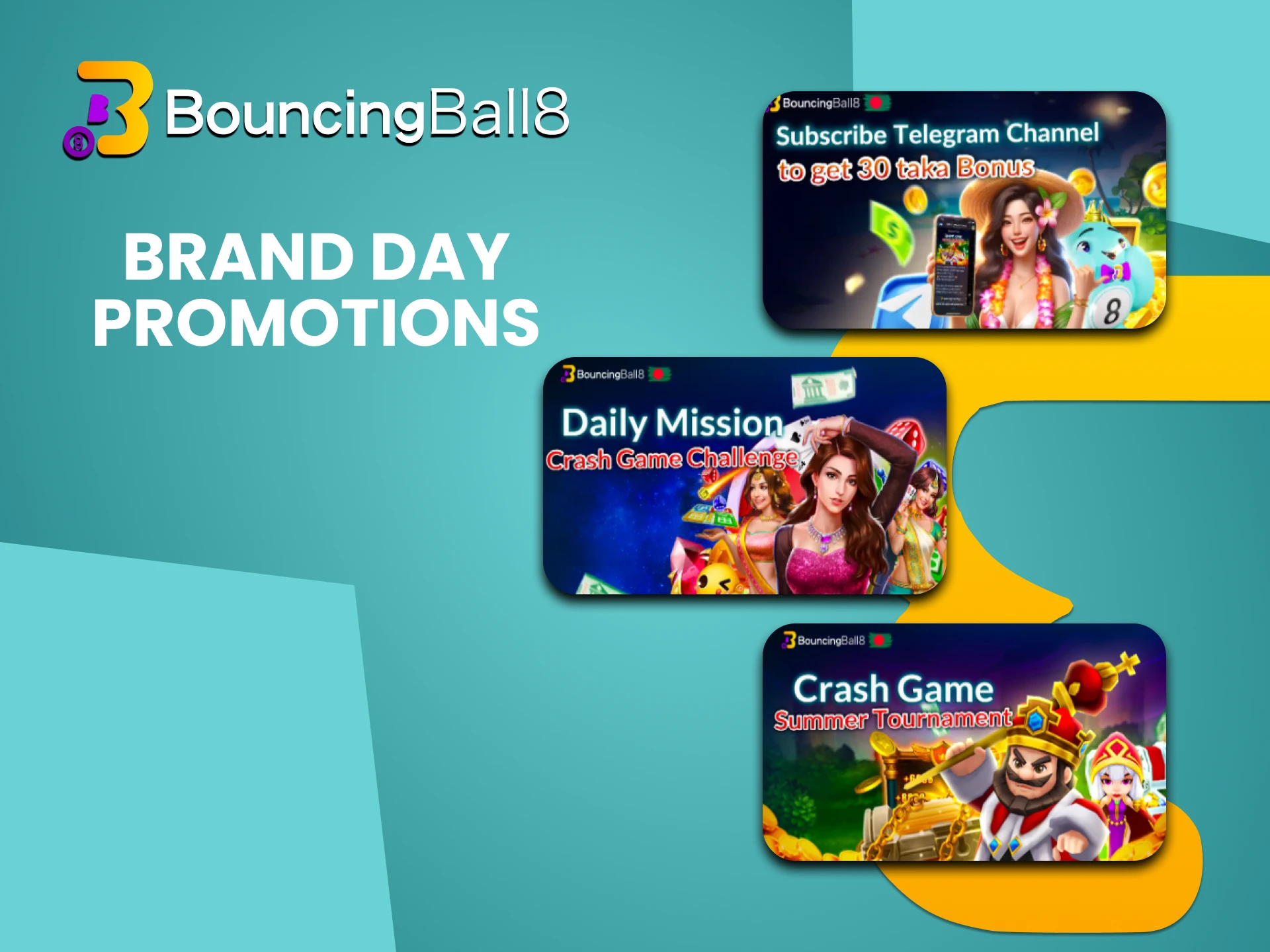 Get special bonuses from Bouncingball8.