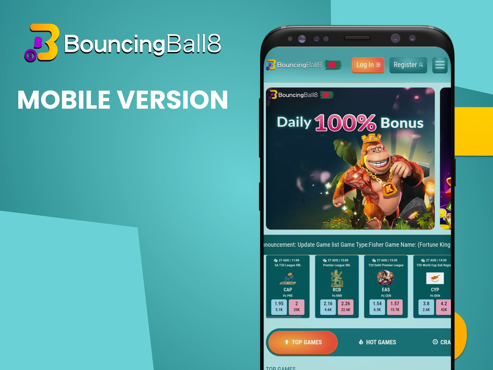 Visit the mobile version of the Bouncingball8 website.