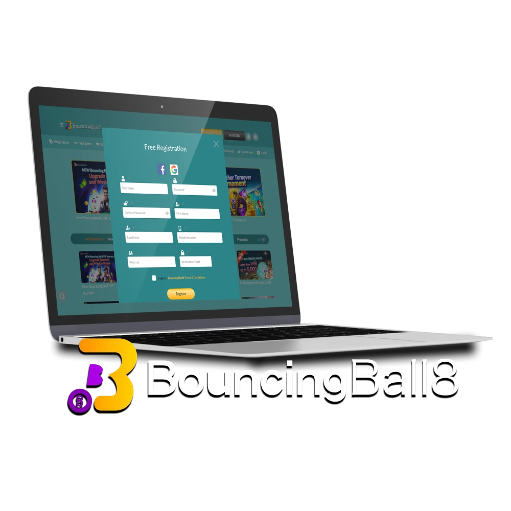 We'll tell you everything about registering for Bouncingball8.