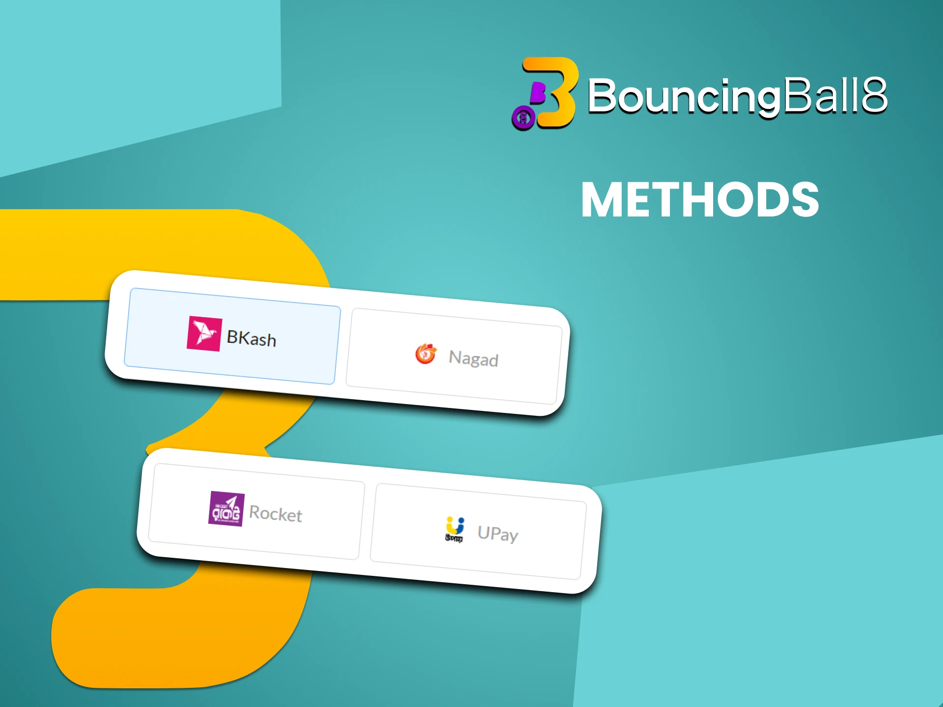 Choose your withdrawal method on Bouncingball8.