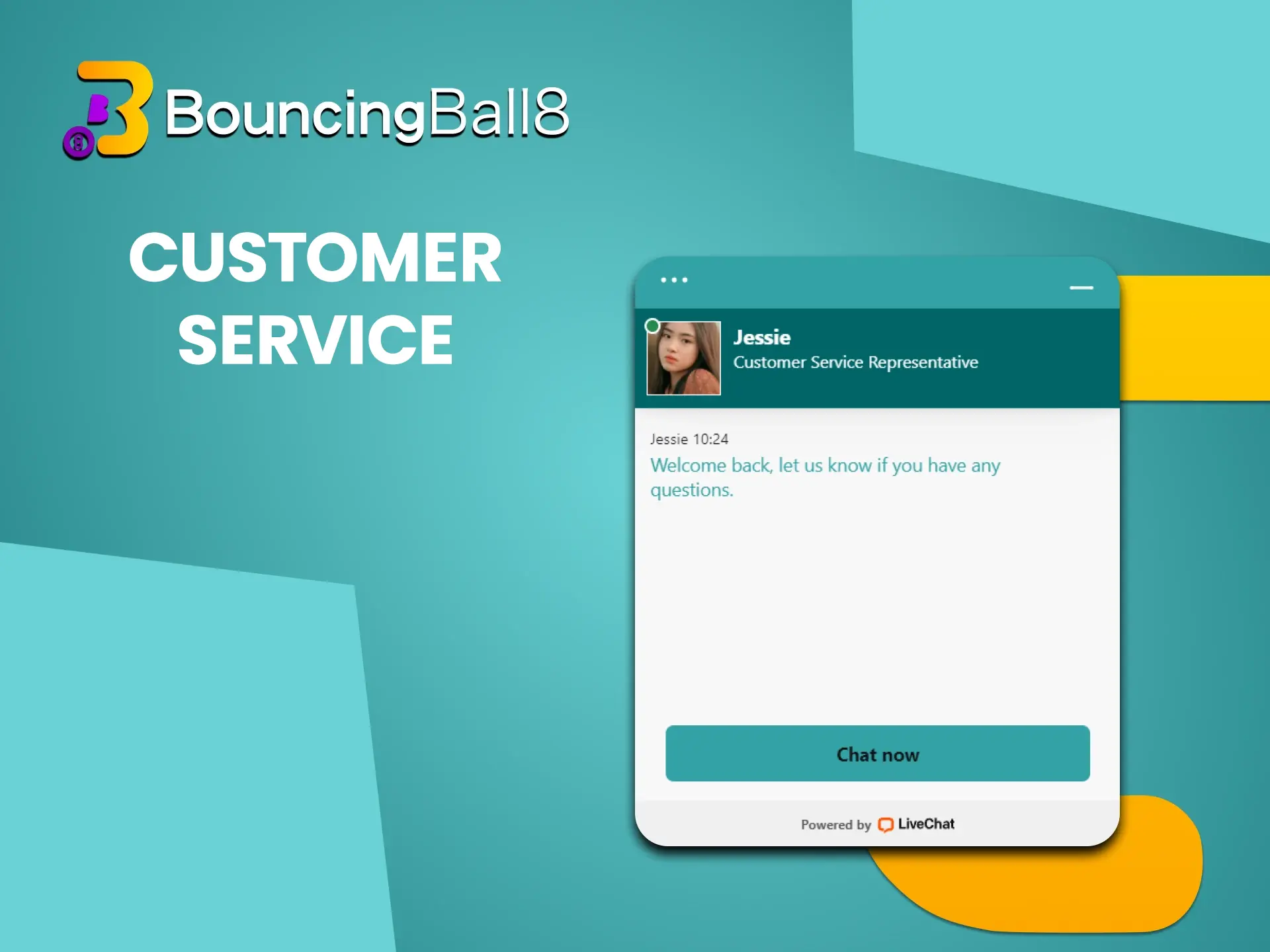 Get help if you have any problems playing or betting at BouncingBall8 Casino.